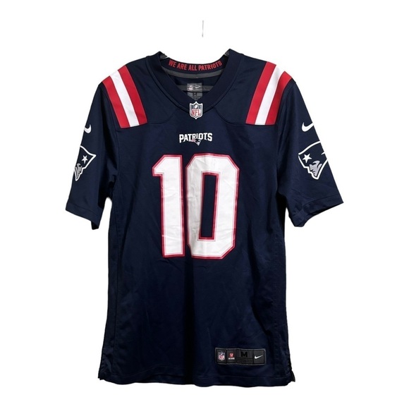 Patriots Other - Mac Jones Patriots Jersey #10 NFL Blue Sz Medium